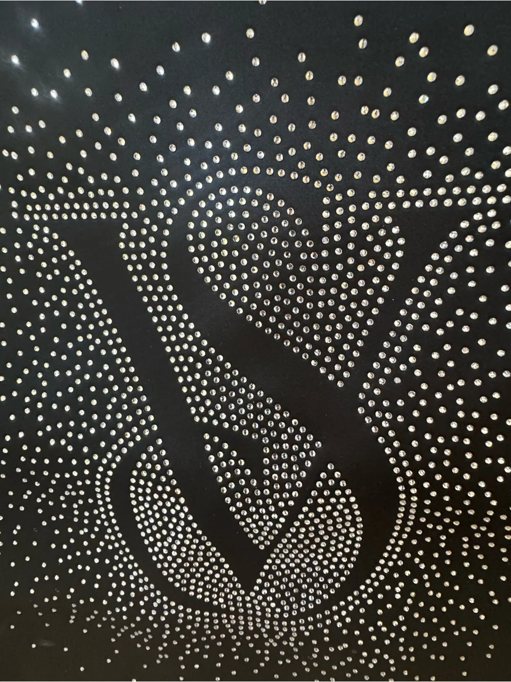 Victoria's Secret Black Tote with Rhinestone VS Logo